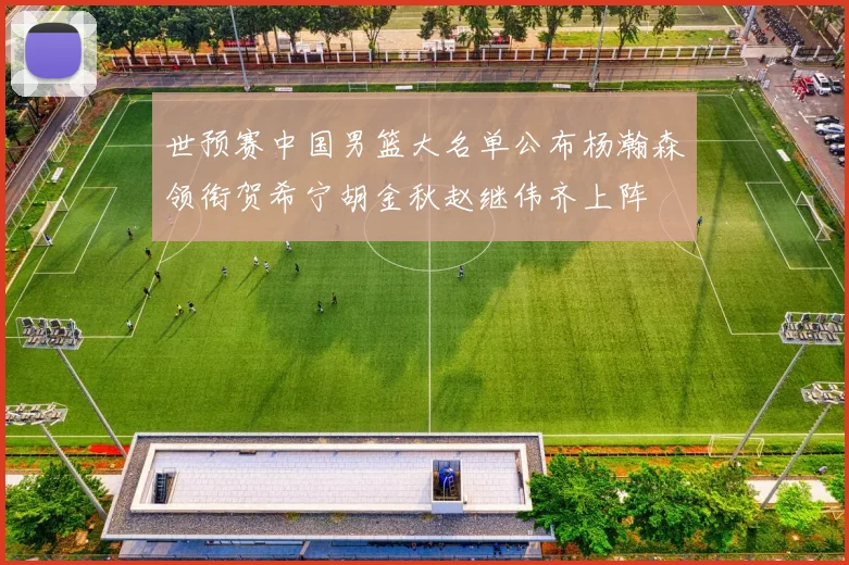 世预赛中国男篮大名单公布杨瀚森领衔贺希宁胡金秋赵继伟齐上阵